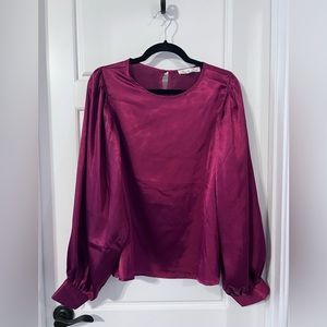 Vine & Love Boutique Women's L Large Long Sleeve Top Blouse NEW With TAGS